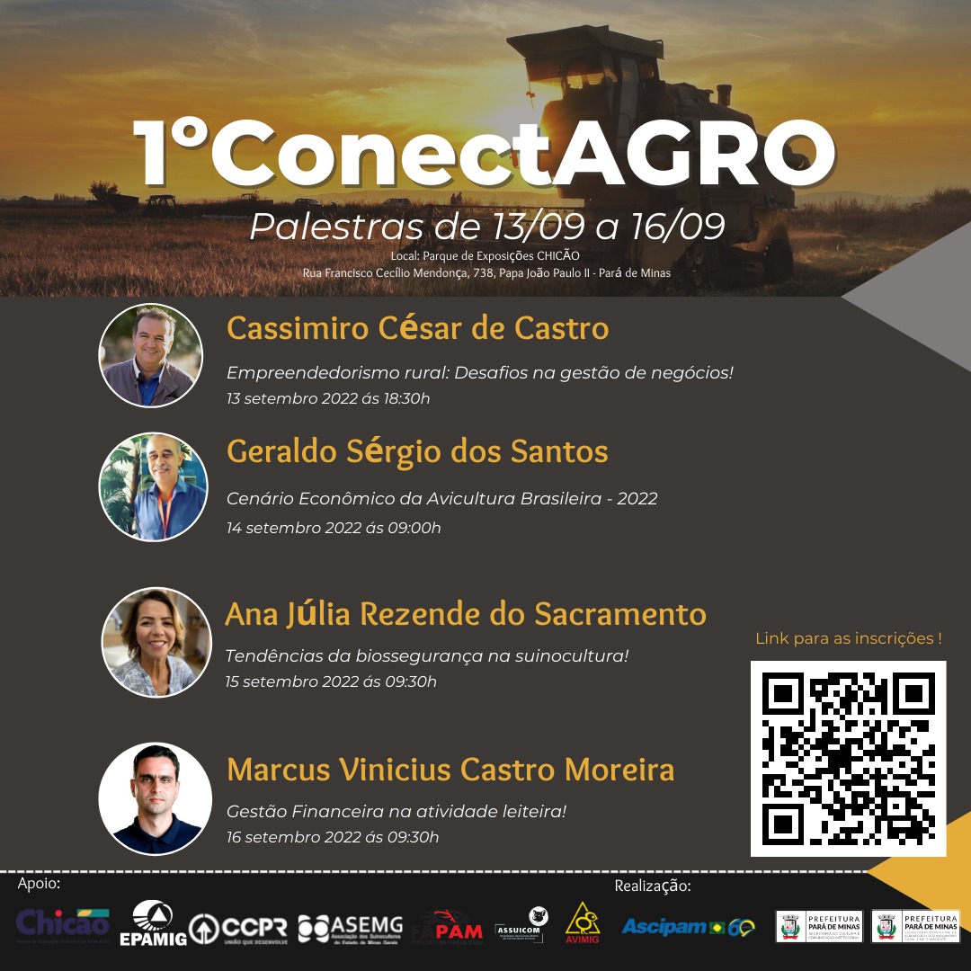 1.º ConectAGRO: uma semana de conhecimento e informação voltada para o produtor rural