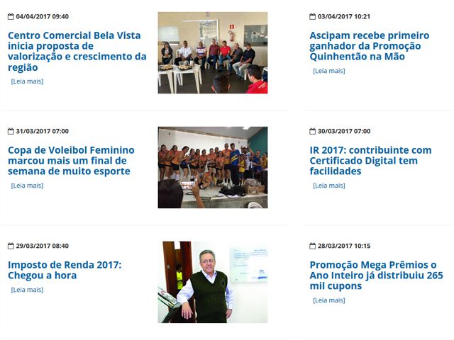 Jornal da Ascipam agora é online