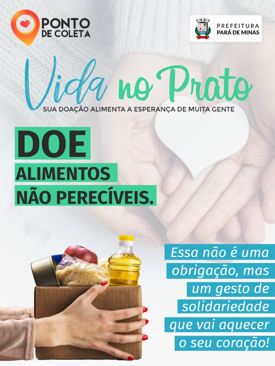 Programa social “Vida no Prato” busca apoio do empresariado