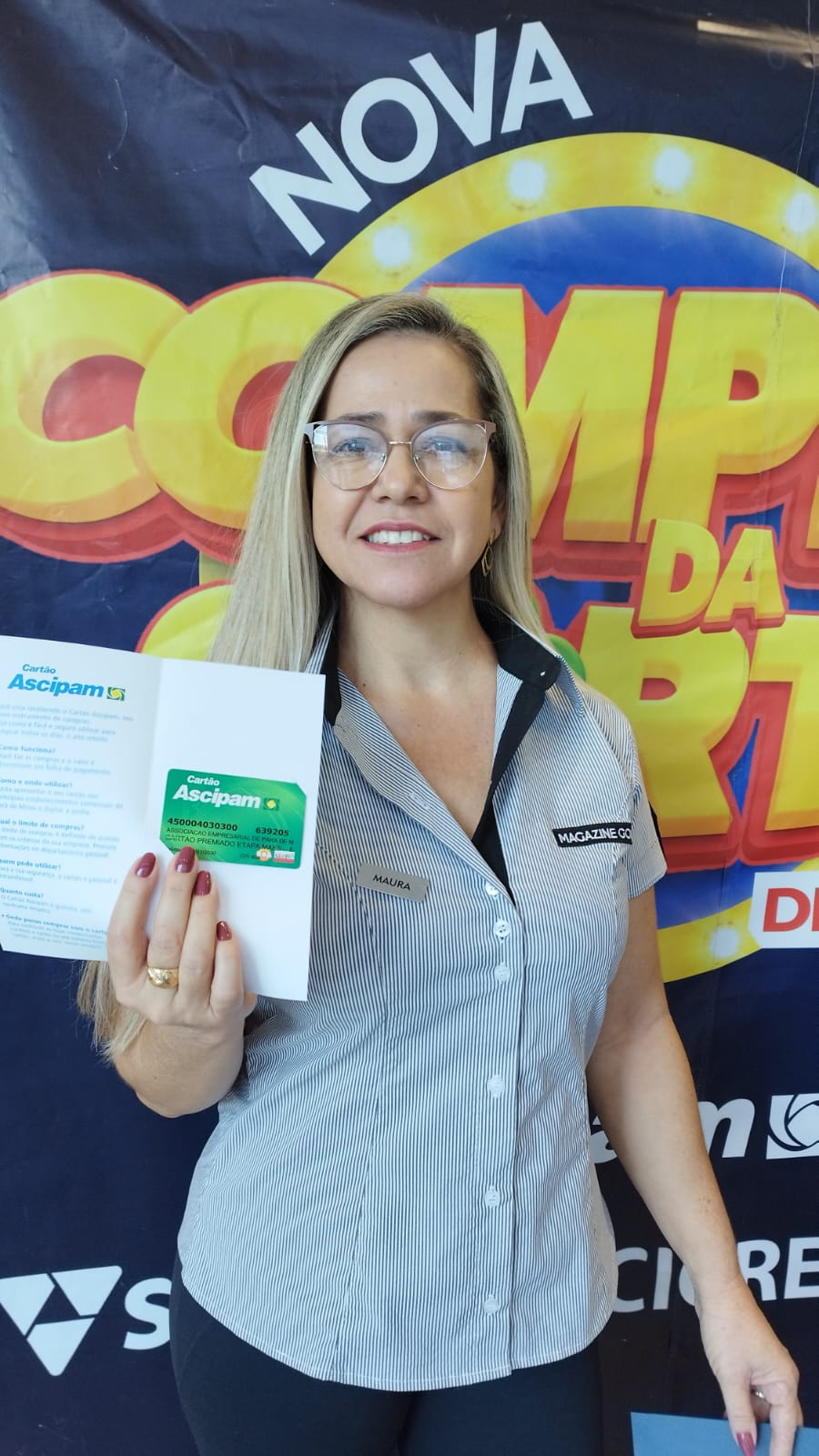 Ascipam entrega os três vale-compras de R$ 5 mil da Promoção Compra da Sorte Digital Ascipam/Sicoob Ascicred