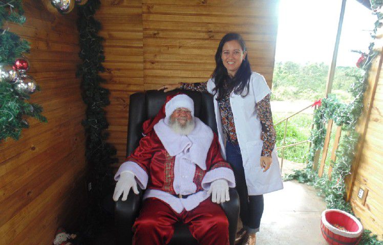 Papai Noel da Ascipam participa de ação solidária