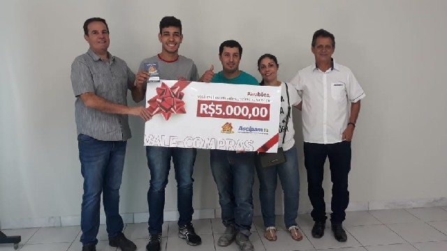 Ascipam entrega prêmios aos ganhadores da promoção “Minha Casa Nova”