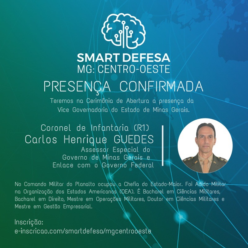 Oportunidade! Fórum Smart Defesa será realizado em Pará de Minas