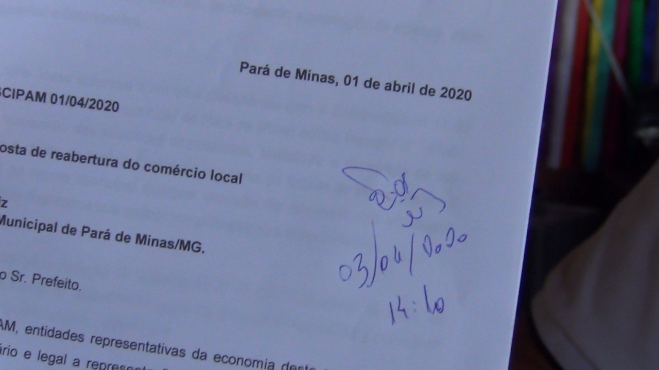 Oficial – Saiba a posição do prefeito Elias Diniz sobre a reabertura do comércio lojista de Pará de Minas