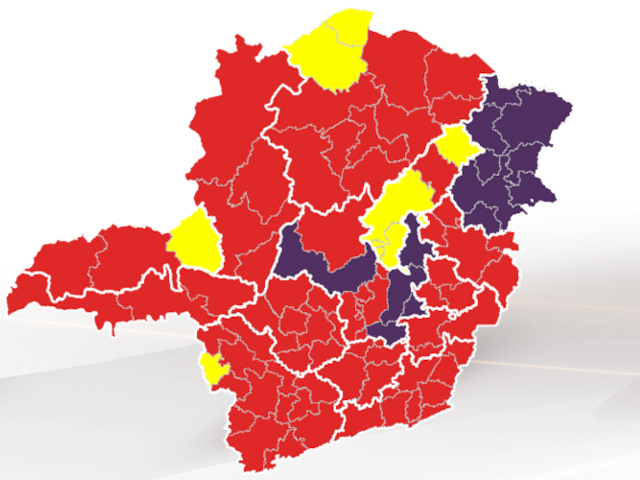 Onda Vermelha chegou com a reabertura do comércio e outras atividades