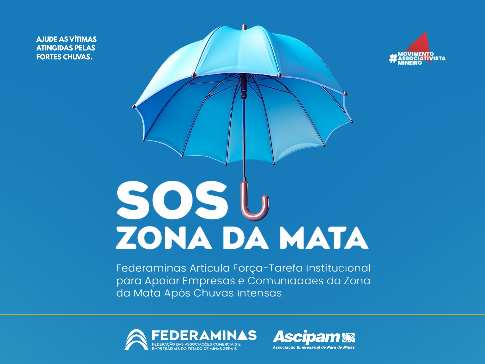 Ascipam reforça a força do ecossistema associativista em apoio às cidades atingidas pelas chuvas na Zona da Mata