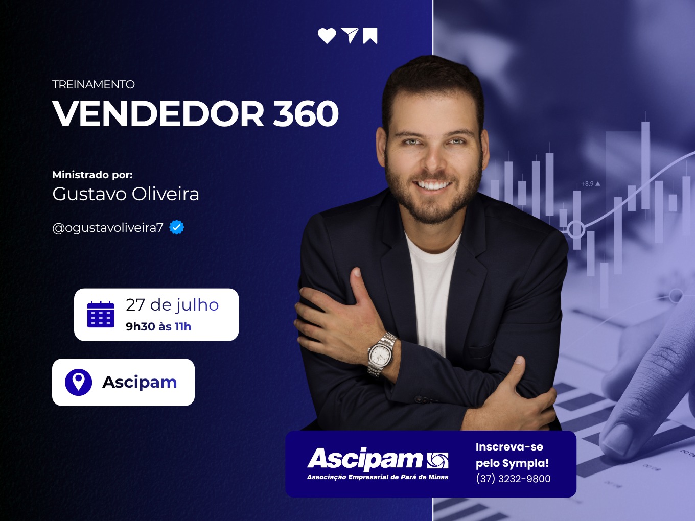 Ascipam promove treinamento "Vendedor 360" para profissionais que desejam aumentar resultados em vendas