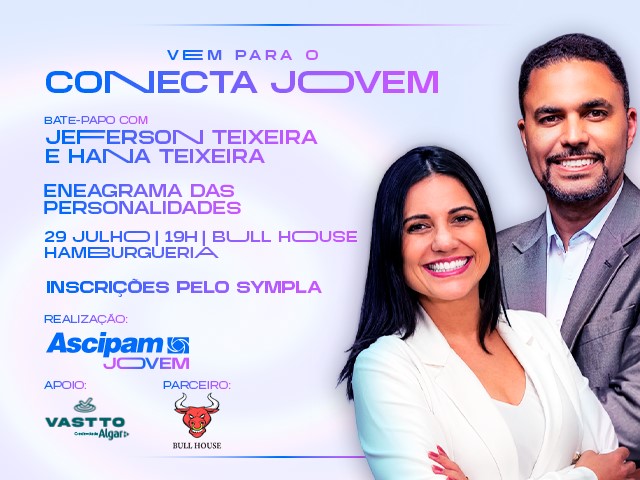 Ascipam Jovem promove 9ª edição do Conecta Jovem com bate-papo sobre Eneagrama das Personalidades Ascipam Jovem promove 9ª edição do Conecta Jovem com bate-papo sobre Eneagrama das Personalidades