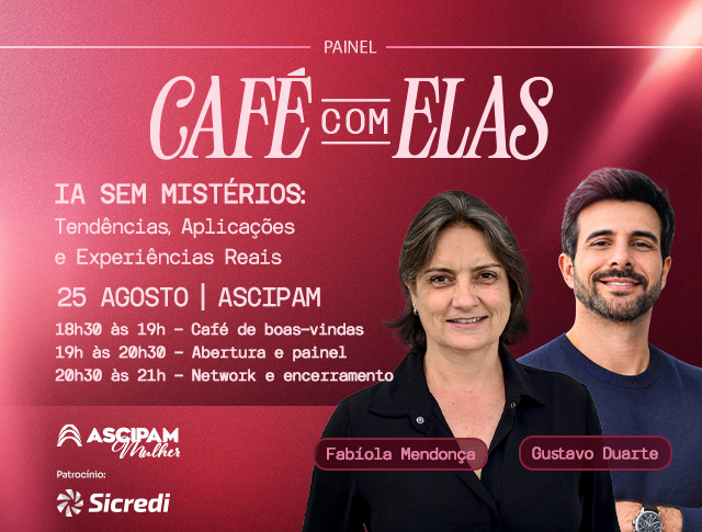 Inteligência Artificial para negócios será o tema do próximo Café com Elas