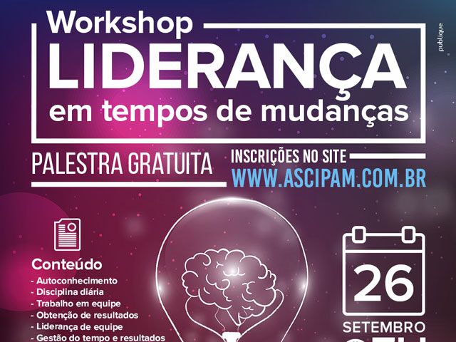 Prepare-se! Vem aí, o workshop “Liderança em Tempos de Mudanças”