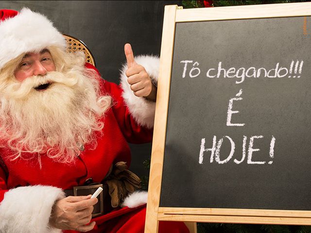 Hoje! Papai Noel chega trazendo o Natal de Luz e Sonhos Ascipam