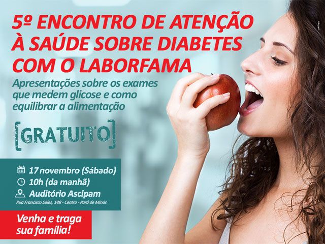 Laborfama e Farmácia Cruzeiro realizam o 5º Encontro de Atenção à Saúde sobre Diabetes