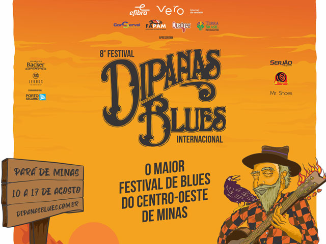 Vem aí, o “ 8º Festival Internacional Dipanas Blues & Jazz”