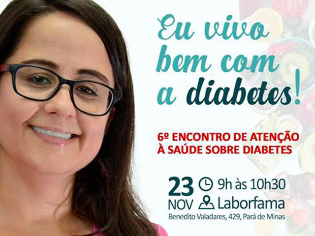 Vem aí, o 6º Encontro de Atenção à Saúde sobre Diabetes