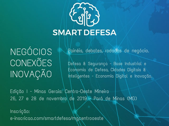 Oportunidade! Fórum Smart Defesa será realizado em Pará de Minas