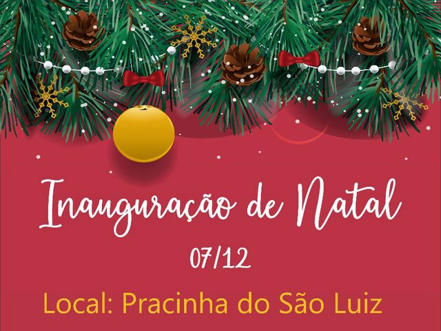 Centro Comercial São Luiz vai inaugurar a decoração especial de Natal