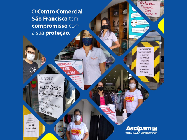 Comércio se mantém vigilante às normas sanitárias – Prevenção vai além do exigido no Decreto Municipal